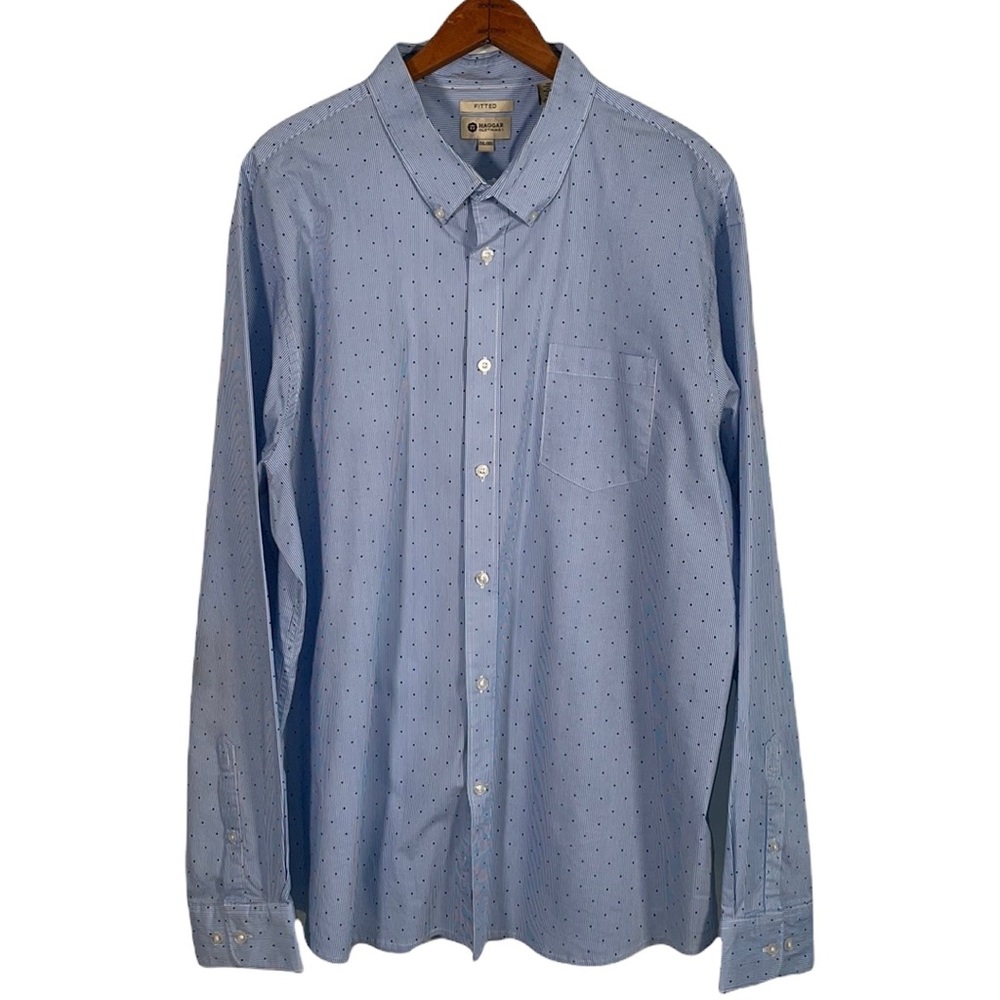 Haggar Men’s Long Sleeve Button Down Shirt Size 2XL